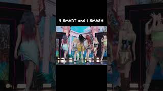 5 SMART and 1 SMASH💀🥹 #LE_SSERAFIM #SMART #fypシ #fyp #kpop