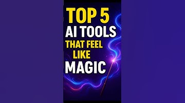 "Top 5 AI Tools That Feel Like Straight-Up Magic!"