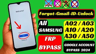 All Samsung A02/A03/A10/A20/A50 FRP Bypass 2024 Android 11/12 | Google Account Bypass Without PC