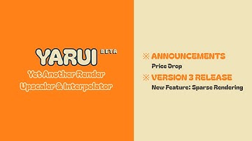 [YARUI] Announcements & Version 3 Release