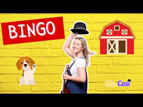 Bingo - Songs for babies, toddlers and preschool. Sing, dance and learn with music teacher Cosima.