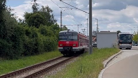 Züge in Markt Indersdorf mit 420 mit Lichtgruß