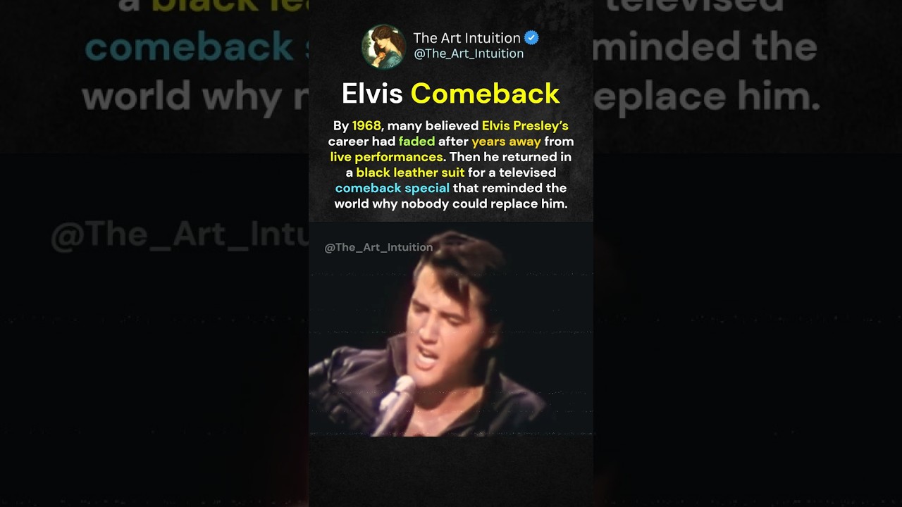 Elvis Presley's Comeback in 1968 #history #elvispresley