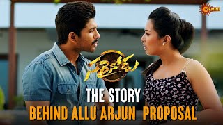 Allu Arjun proposes Catherine | Sarrainodu | Telugu Super Hit Movies | Gemini TV