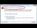 How to fix Windows detected a hard disk problem in windows 7/8/10