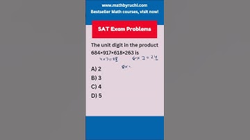 Unit digit of 684×917×618×263 |Algebra MCQ|Finding unit digitQuantitative aptitude|Ruch Chhabra|22
