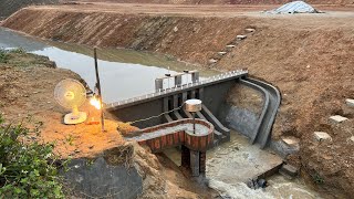 Construction of small hydroelectric power plant with capacity of 1.5kw/h, 220V