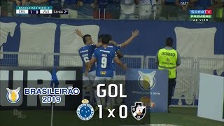 Gol - Cruzeiro 1 x 0 Vasco - Brasileirão 2019