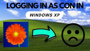 Logging in as con in Windows XP