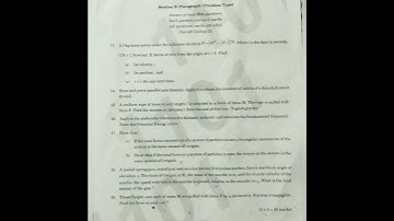 1st sem Physics Question paper Nov 2021~Calicut University