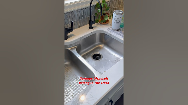 Why You Shouldn’t Have A Garbage Disposal #plumbing