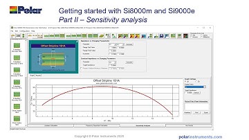 Getting started with Si8000m & Si9000e sensitivity analysis