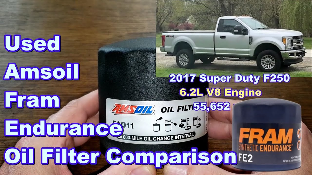 Amsoil EAO11 Oil Filter Vs Fram Endurance FE2 Oil Filter Comparison amsoil-eao11-oil-filter-vs-fram-endurance-fe2-oil-filter-comparison