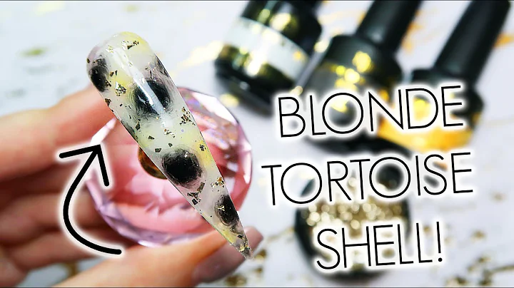 Blonde Tortoise Shell Nail Art Tutorial! | Gel Nai...