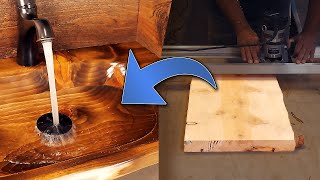 Making A Cedar Sink From Scrap Wood And Epoxy by Stone Coat Countertops 42,409 views 4 months ago 26 minutes