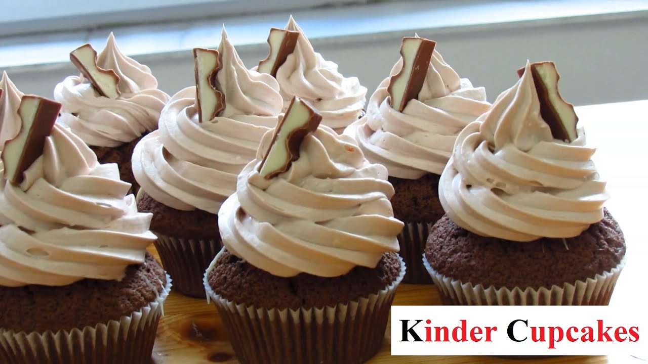 Cupcake au kinder chocolat - Nad_recettedumonde