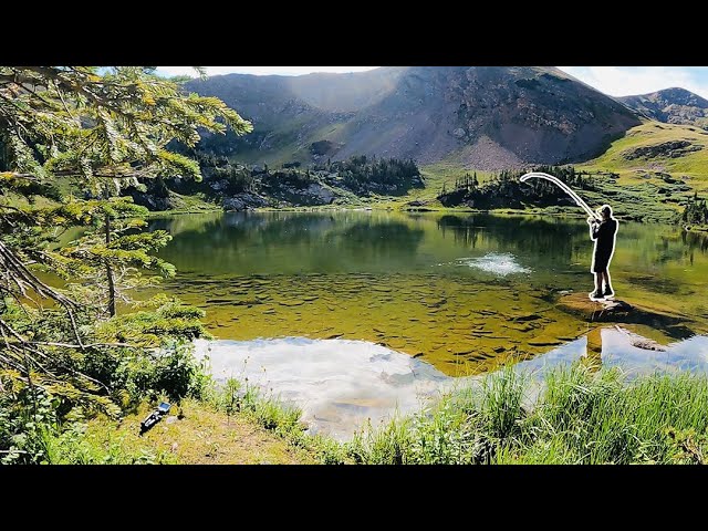 Dry Fly Fishing: Indian Peaks Wilderness Area: Woodland Lake
