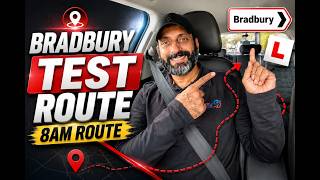Bradbury Driving Test Route | 8AM Test Route  Roundabouts & Manoeuvres