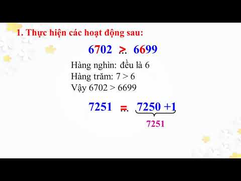 Bài 77: So sánh các số trong phạm vi 100 000 (Tiết 1)