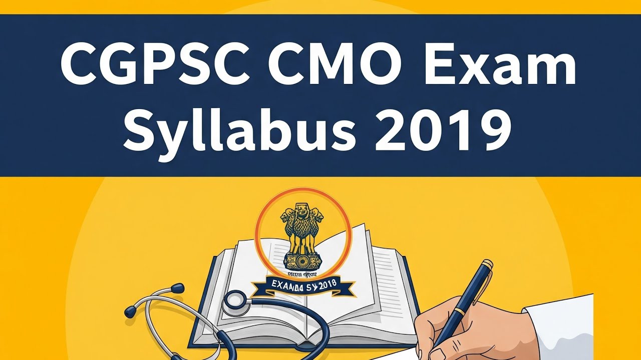 CGPSC CMO 2019 SYLLABUS!!UPCOMING VACANCY OF CMO 