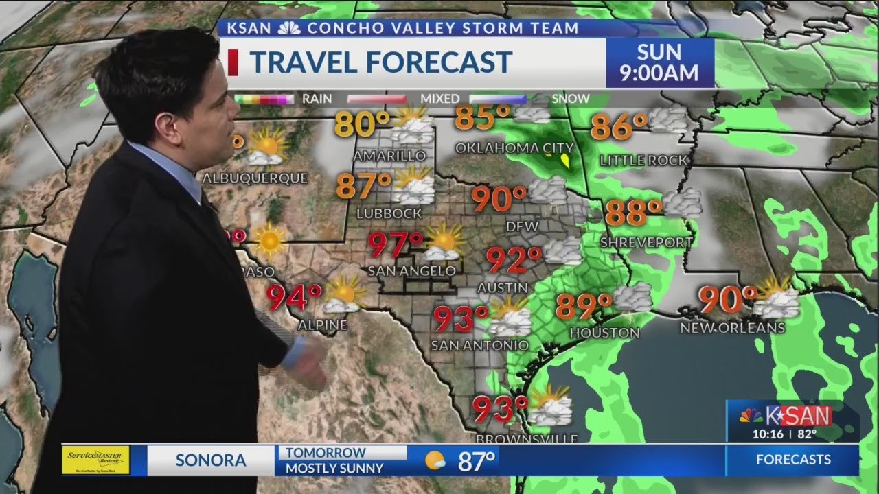 KSAN Storm Team Daily Forecast Update - Friday June 14, 2019 - YouTube
