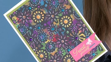 Stenciling For Handmade Cards | In The Studio