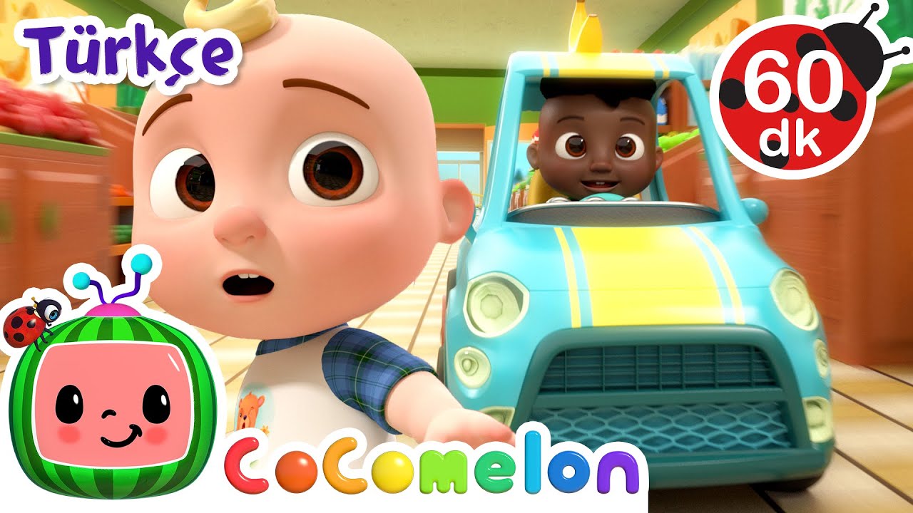 Alışveriş Şarkısı 🛒 | COCOMELON | Çocuk Çizgi Filmleri | Moonbug Kids Türkçe