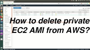 How to delete private  EC2 AMI from AWS?