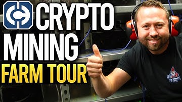 MASSIVE CRYPTO MINING FARM TOUR | Bitcoin ASIC & GPU Hosting Facility