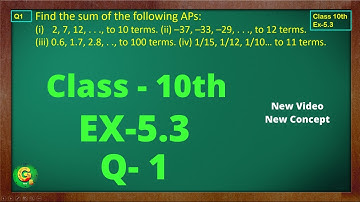 Ex 5.3 Q1 Class10 | AP Chapter 5 | Exercise 5.3 | Class10 | NCERT | Class10 Ex 5.3 Q1 | Green Board