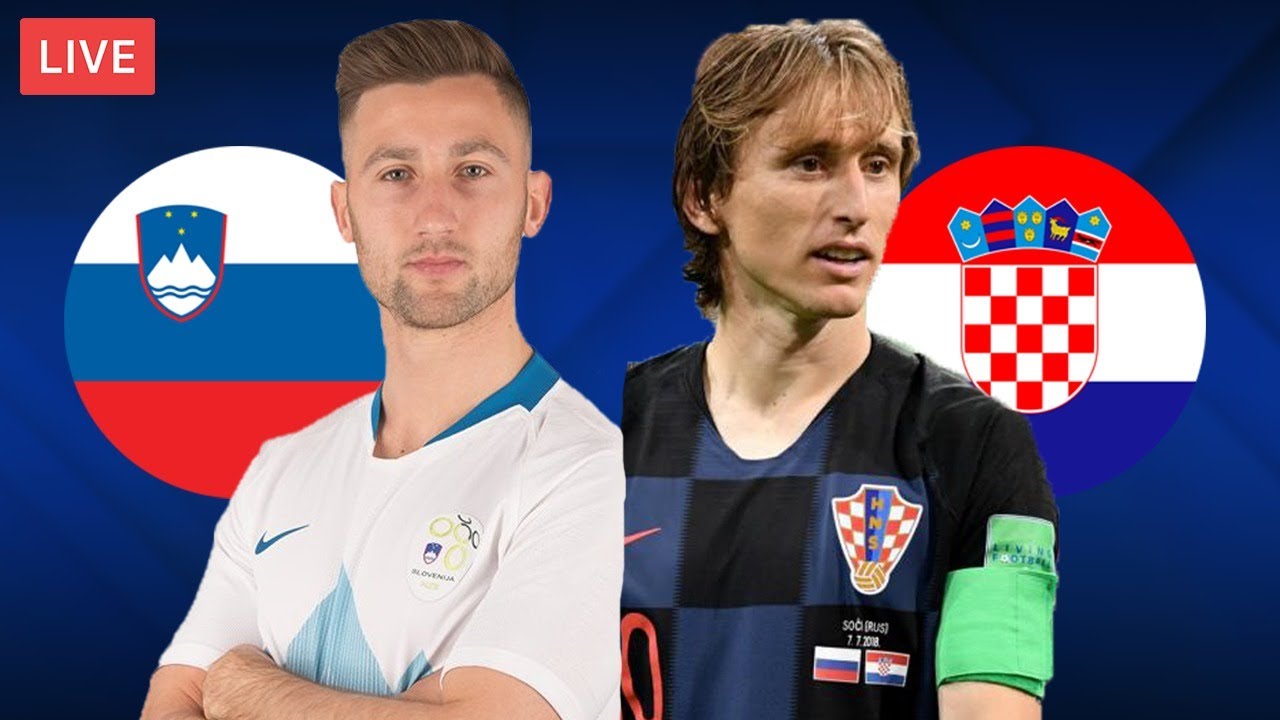 SLOVENIA vs CROATIA - LIVE STREAMING - World Cup Qualifiers - Football  Match - YouTube