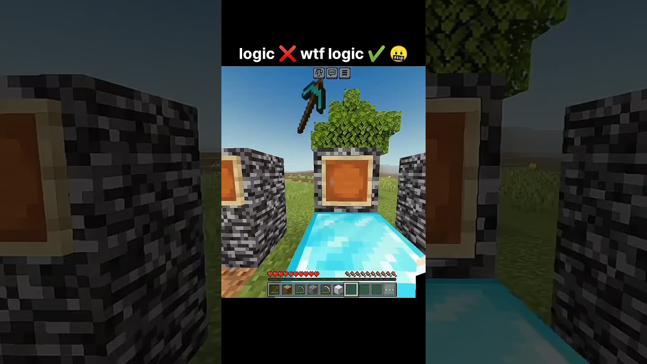Minecraft wtf logic 🤬 