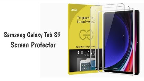 JETech Tempered Glass Screen Protector for Samsung Galaxy Tab S9