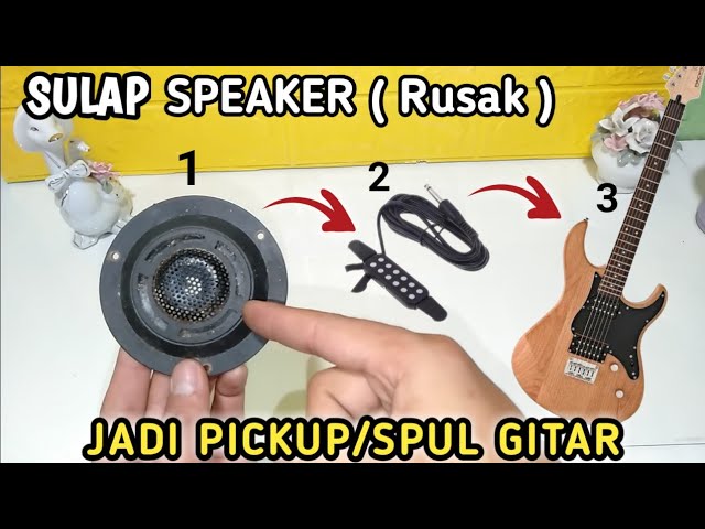 cara membuat spul gitar listrik dari speaker bekas mudah dan simple _ bung oMet class=