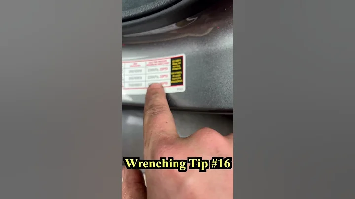 How To Find The CORRECT Tire Pressure For Your Car.