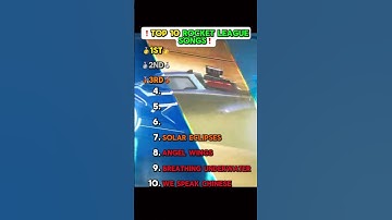 ❗️TOP 10 ROCKET LEAGUE SONGS❗️