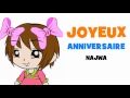 JOYEUX ANNIVERSAIRE NAJWA!