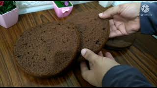 طريقة عمل كيكة اسفنجيه ب ٣بيضات بس sponge cake  لجميع انواع التورت