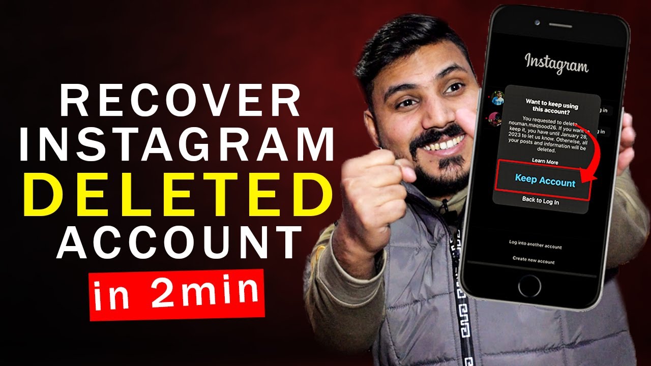 How to Get Back Deleted Instagram Account | Recover Deleted Instagram Account Hindi Urdu 2023