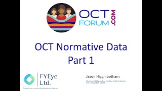 OCT Normative Data Part 1