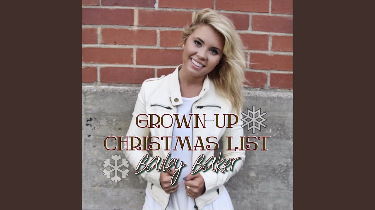 GrownUp Christmas List  YouTube