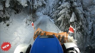❄Schneeräumung❄ Winter in den Bergen! #alps #winter #powder #snowplow #satifying #freedom