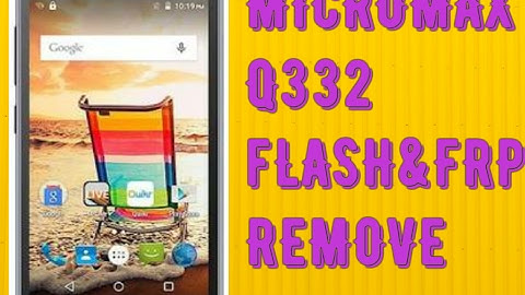 MICROMAX Q332 frp REMOVE BY SP TOOL