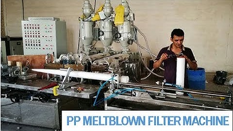 Hot Sale PP Spun Filter Cartridge Making Machine Manufacturer ! PP Spun Filter !