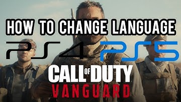 How To Change Language Call Of Duty Vanguard PS4 / PS5 #callofduty #tutorial