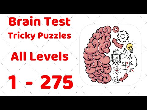 Brain Test Tricky Puzzles All Levels 1-275 Walkthrough Solution (With explanation)