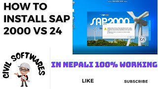 01-How to install Sap2000 version 24 for lifetime in windows for free?