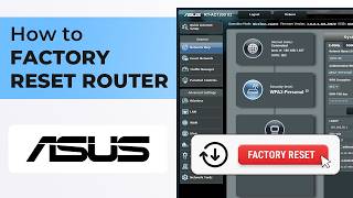 ✅ How to Reset ASUS Router to Default | Soft Reset Router Settings v1