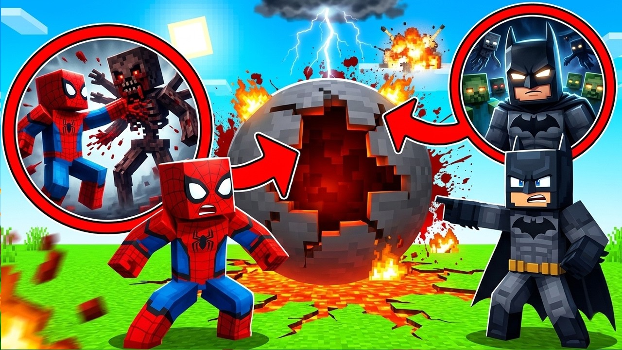 We Found A Scary Buried Giant's Body in Minecraft