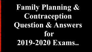 Family Planning 